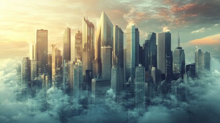 Obraz premium Financial Growth and Success