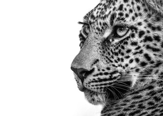 close up of leopard