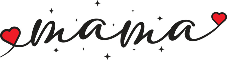 mama mother's day typography t shirt design vector