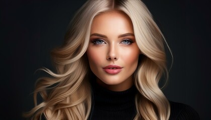 Naklejka premium Portrait einer jungen blonden Frau