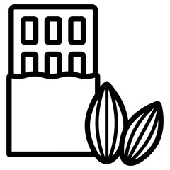 아몬드 초콜렛 아이콘