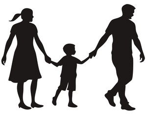 Families Silhouette