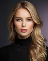 Fototapeta premium Portrait einer jungen blonden Frau