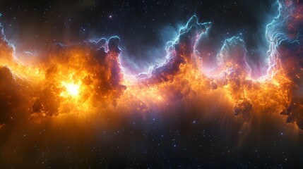 Detailed supernova simulation showing the physics of stellar explosions in action