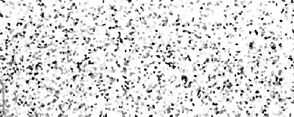 Poster abstract terrazzo flooring polished stone surface. light gray and white mosaic seamless pattern. tex