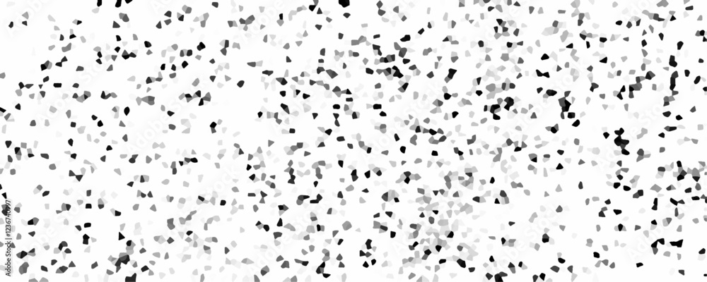 Poster abstract terrazzo flooring polished stone surface. light gray and white mosaic seamless pattern. tex
