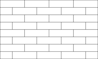 Fototapeta premium brick wall outline pattern background