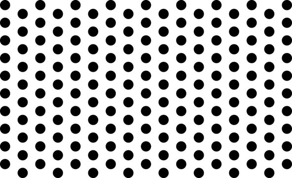 black and white polka dot pattern background