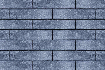 Blue straight block paving stones closeup background