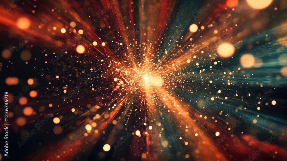 Poster big data network visualization concept. digital music industry, abstract science background. virtual