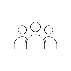 group outline icon