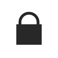 black padlock icon