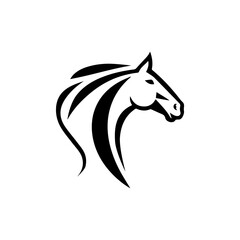 hores logo Vector illustration.