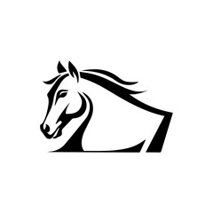 hores logo Vector illustration.