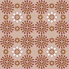 A Hand Drawn Ethnic Ornament showcasing Mandala, Paisley, and Mosaic details. This Patterned and Symmetrical design is inspired by Cultural and Traditional Tribal Art aesthetics.