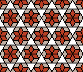 JPG Seamless girih pattern. Girih 6. Traditional Islamic Design. Mosque decoration element. Seamless geometric pattern. Seamless islamic pattern. Background illustration. Morocco seamless pattern.