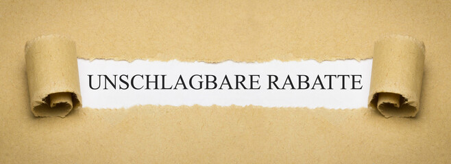 unschlagbare Rabatte