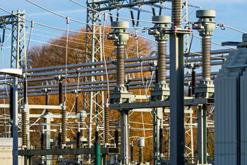 Umspannwerk (auch Umspannanlage) elektrischen Versorgungsnetzes eines...