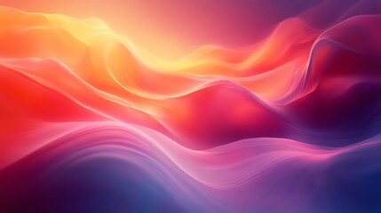 Obraz premium Abstract Colorful Waves Flowing Design