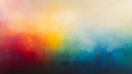 This image is an abstract watercolor-style background with a vibrant blend of warm and cool colors.