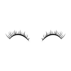 black eyelash extension