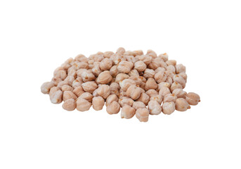 Dry chickpeas pile isolated transparent png