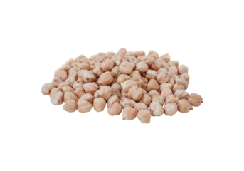 Dry chickpeas pile isolated transparent png
