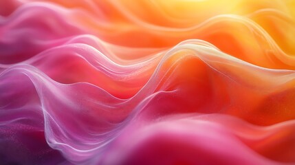 Obraz premium Abstract Pink Orange Wave Pattern Background