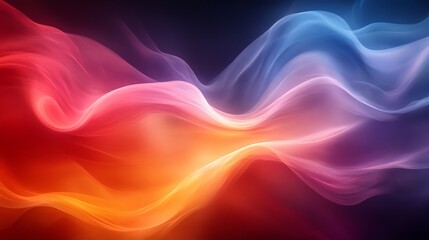 Obraz premium Abstract Colorful Waves Flowing Dynamically