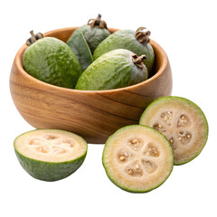 Fresh Feijoas in a Bowl