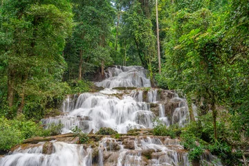 Tuinposter Watervallen Namtok Pha Charoen: A Hidden Gem in Tak’s Nature  © Phatara Thitiwimol