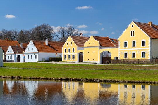 Zabori village monument reserve, Southern Bohemia, Czech Republic