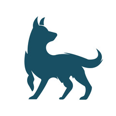 Dog training logo ideas on a white background. dog logo designing