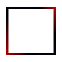 Modern Red and Black Graphic Frame