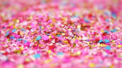 Colorful Confetti Pile A Festive Background
