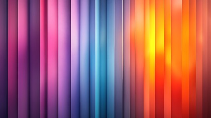 Abstract Colorful Vertical Stripes Gradient Design