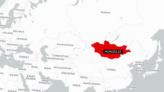 Exploring Mongolia Animated Map Overview, Geography, Culture, Landmarks, and Natural Wonders of the Region