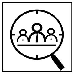 searching people target