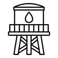 Water Tower Icon