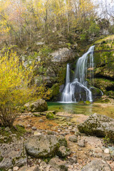 Obraz premium Waterfall Virje (Slap Virje), Triglavski national park, Slovenia