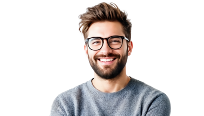 Young Handsome Man With Beard 