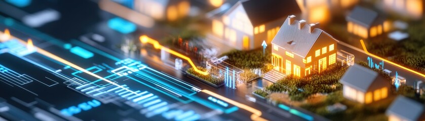 Obraz premium Exploring loan options for your dream house a comprehensive guide to financing in a digital environment