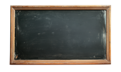   Blackboard isolated on transparent background