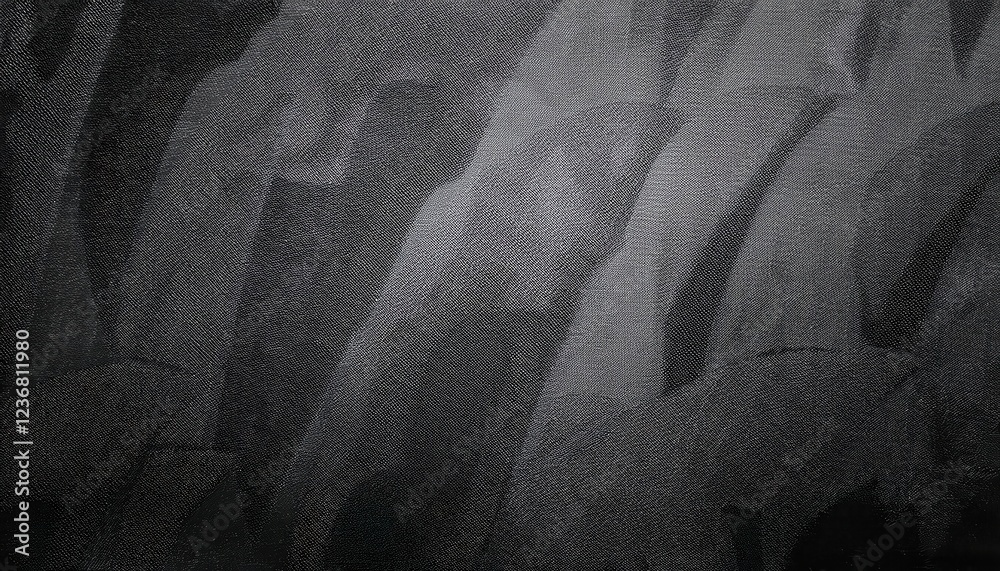 Poster textured abstract black surface with intricate geometric pattern, subtle metallic highlights, and de