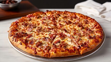 Enjoy the Sweet and Savory Flavor Combination on Delicious Pizza