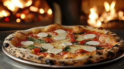 Timeless Classic Pizza Enjoyed by All in a Cozy Setting