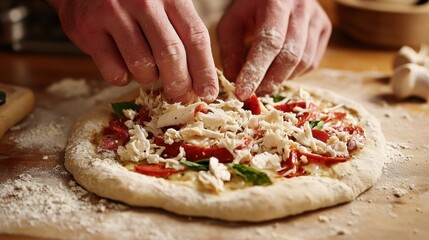Create Your Own Delicious Homemade Pizza with Fresh Ingredients