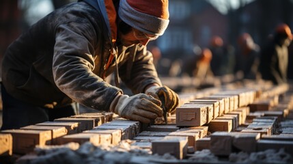 A Bricklayer's Diligence: Crafting Strength and Structure