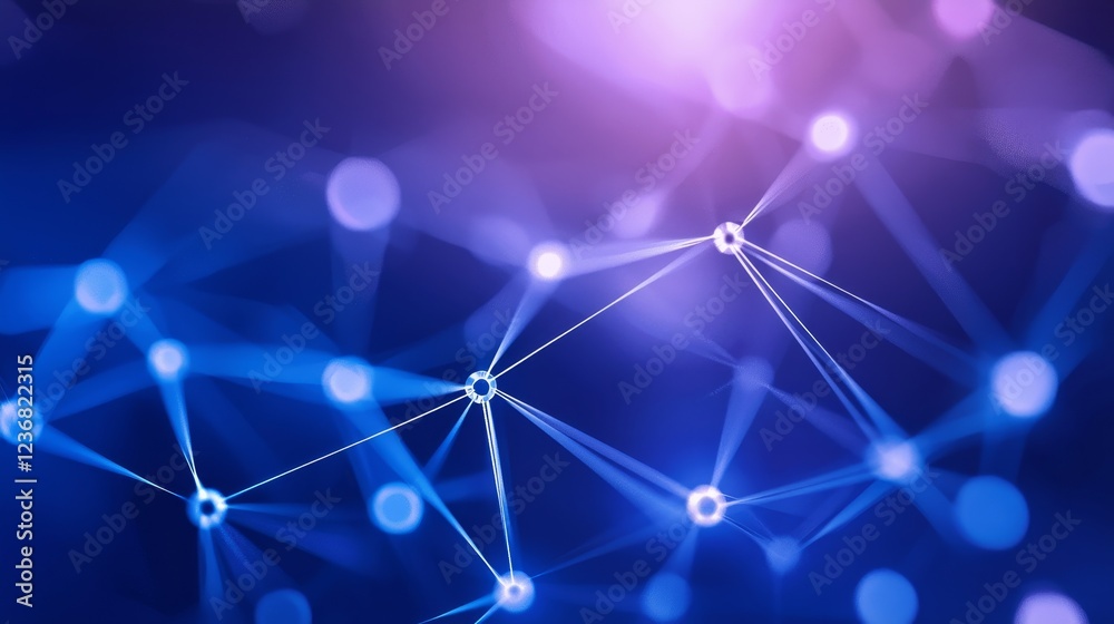 Poster mesmerizing dynamics of digital analytics in abstract visual representation