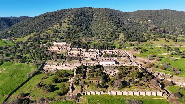 Madinat al-Zahra or Medina Azahara a fortified palace near Cordoba, Spain
